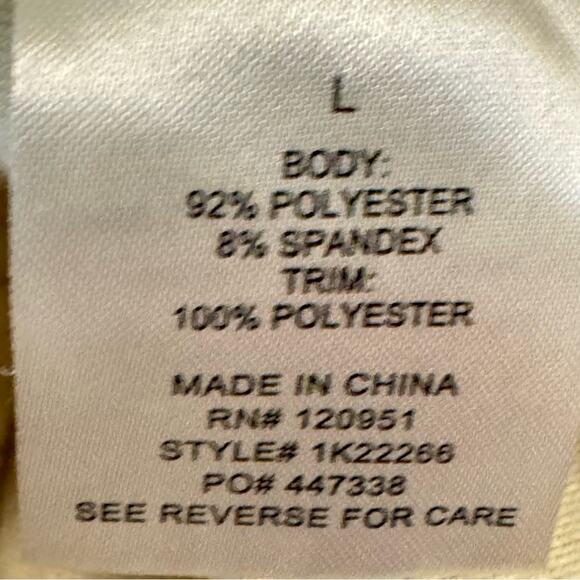 COZIE by Pink Rose Valore off-white sweatshirt hoodie size large L b18 - Picture 3 of 4